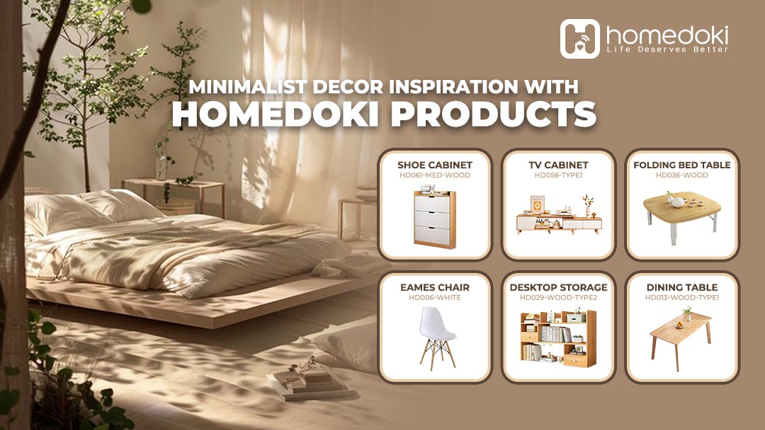 Inspirasi Dekor Rumah Minimalis dengan Produk Homedoki