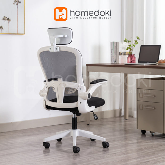 Homedoki Kursi Kantor / Kursi Gaming / Kursi Putar / Kursi Kantor Hidrolik / Kursi Jaring / Kursi Ergonomis