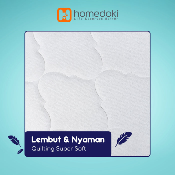 Homedoki Kasur Spring Bed / Matras Kasur / Spring Bed 180x200 / Tebal 23cm