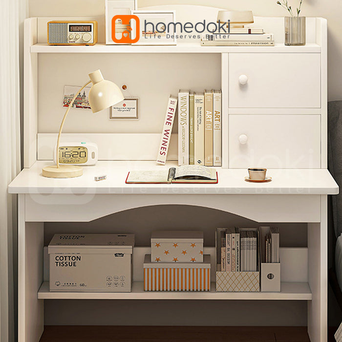 Homedoki Meja Belajar / Meja Kantor / Meja Rias Minimalis / Meja Rias Aesthetic / Meja Rias Putih