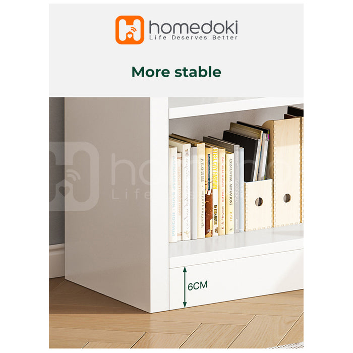 Homedoki Rak Buku / Rak Pajangan / Rak Serbaguna / Rak Buku Minimalis / Rak Multifungsi Minimalis