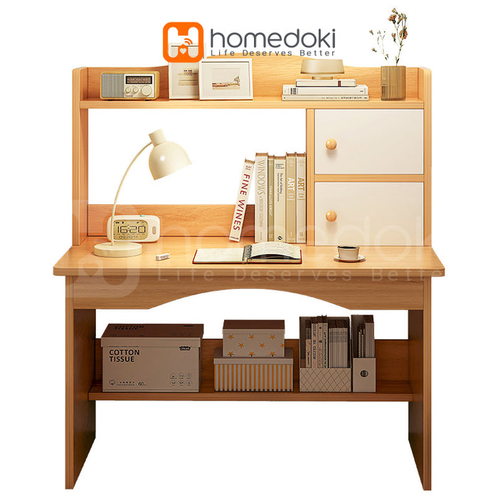 Homedoki Meja Belajar / Meja Kantor / Meja Rias Minimalis / Meja Rias Aesthetic / Meja Rias Putih