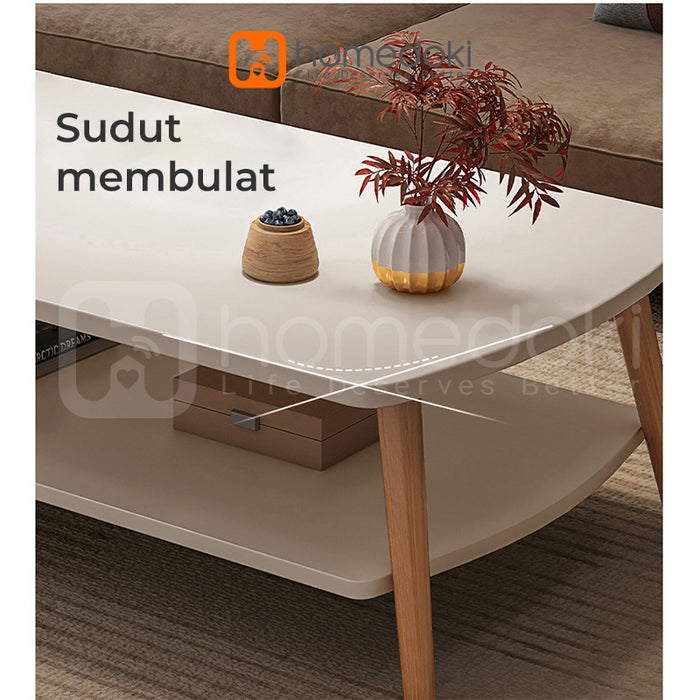 Homedoki Meja tamu / Coffee table / Meja Kopi / Meja Coffee Minimalis / Meja Tamu Minimalis Modern / Meja Minimalis