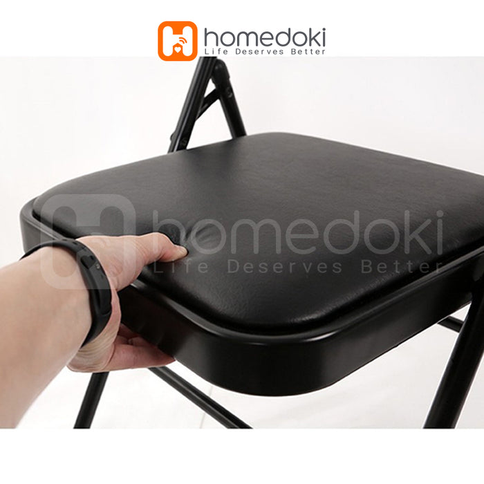 Homedoki Kursi Lipat / Bangku Lipat / Kursi Lipat Outdoor / Kursi Cafe / Kursi Belajar / Kursi Kerja / Kursi Kantor