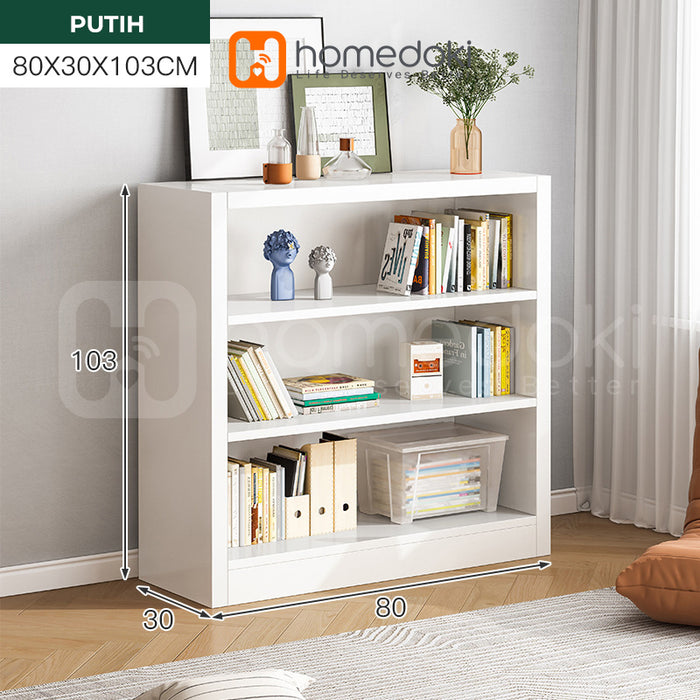 Homedoki Rak Buku / Rak Pajangan / Rak Serbaguna / Rak Buku Minimalis / Rak Multifungsi Minimalis