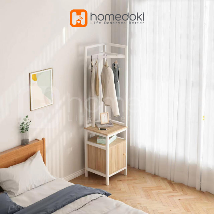 Homedoki Rak Baju / Stand Hanger / Rak Baju Gantung / Rak Pakaian / Rak Multifungsi / Rak Kabinet / Gantungan Baju Minimalis