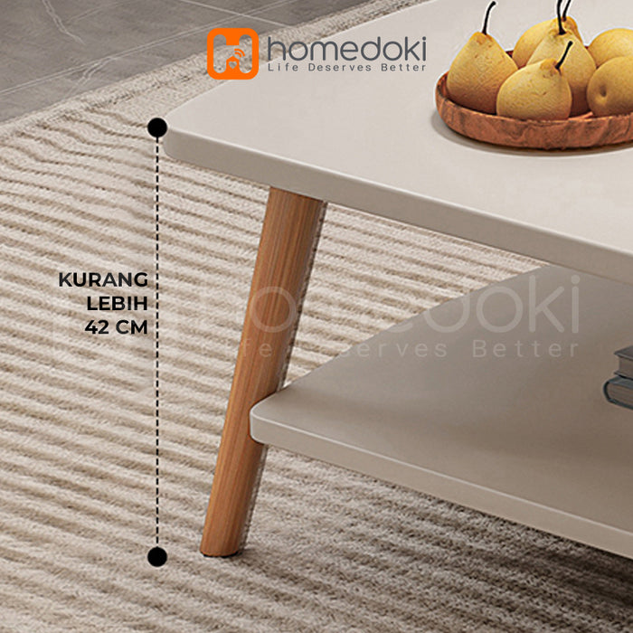 Homedoki Meja tamu / Coffee table / Meja Kopi / Meja Coffee Minimalis / Meja Tamu Minimalis Modern / Meja Minimalis