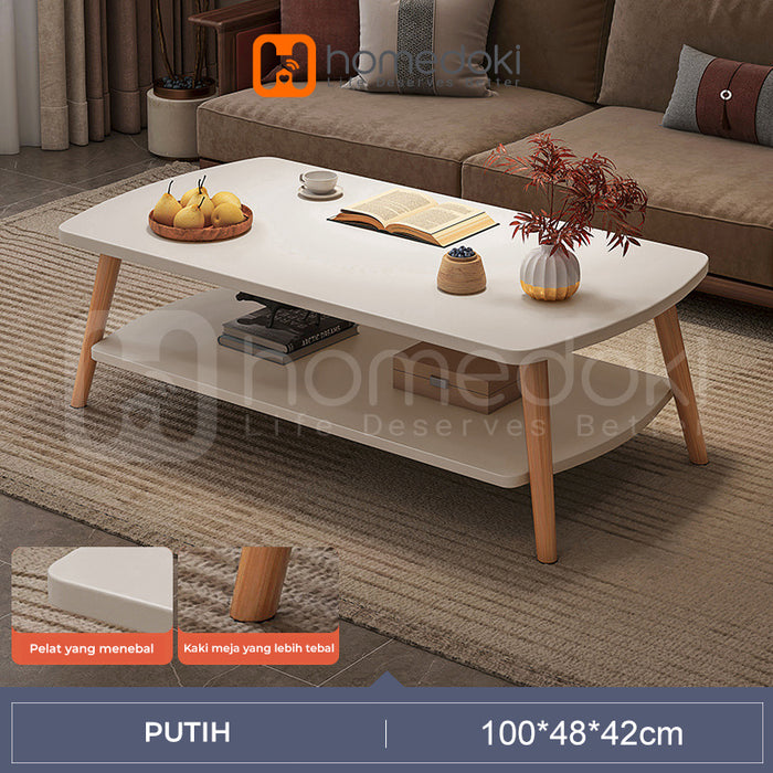 Homedoki Meja tamu / Coffee table / Meja Kopi / Meja Coffee Minimalis / Meja Tamu Minimalis Modern / Meja Minimalis