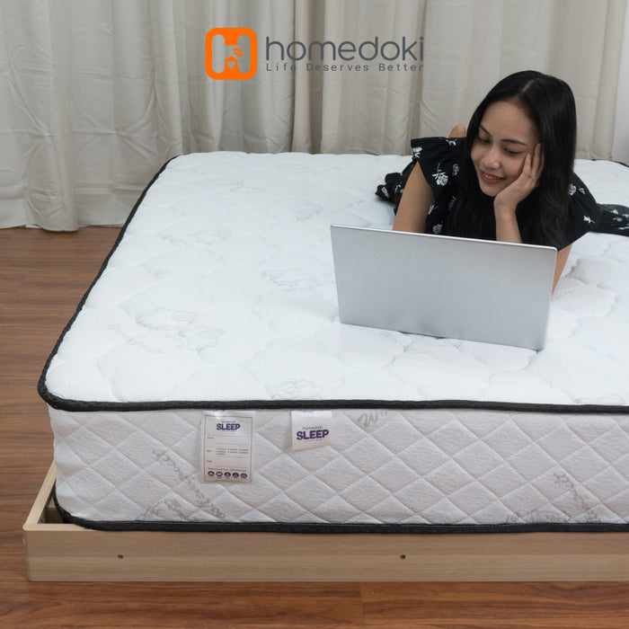 Homedoki Kasur Spring Bed / Matras Kasur / Tebal 20cm / Spring Bed 180x200