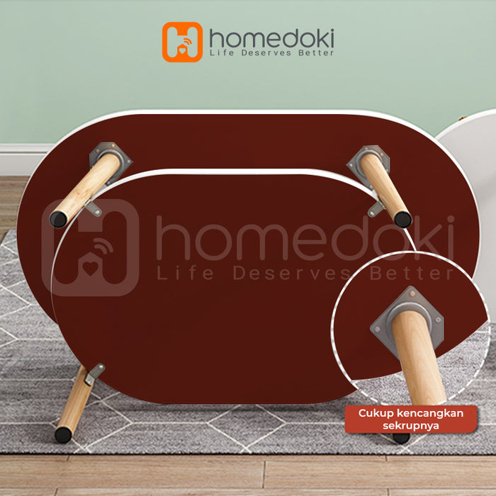 Homedoki Meja tamu / Coffee table / Meja Kopi / Meja Coffee Minimalis / Meja Tamu Minimalis Modern / Meja Minimalis