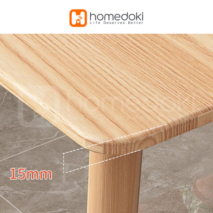 Homedoki Meja Makan Minimalis / Meja Makan Murah / Meja Makan Set 4 Kursi / Kursi Meja Makan