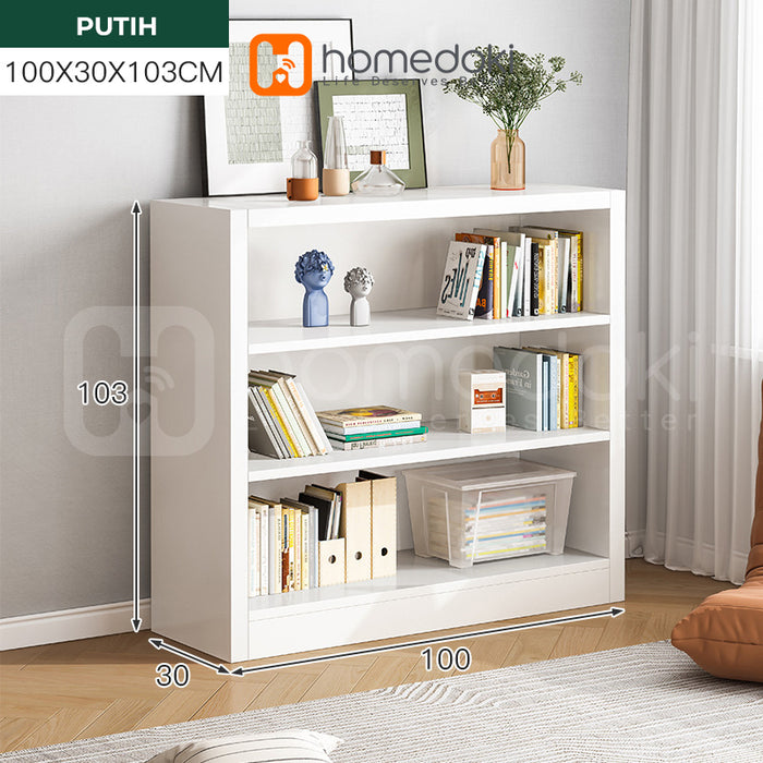 Homedoki Rak Buku / Rak Pajangan / Rak Serbaguna / Rak Buku Minimalis / Rak Multifungsi Minimalis