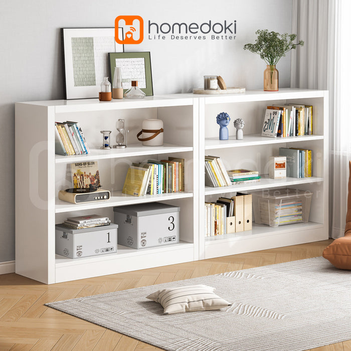 Homedoki Rak Buku / Rak Pajangan / Rak Serbaguna / Rak Buku Minimalis / Rak Multifungsi Minimalis
