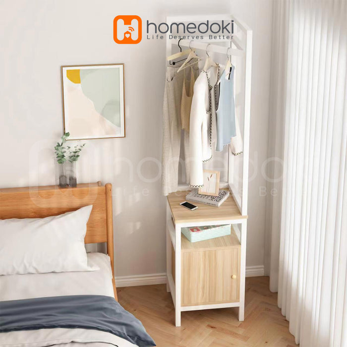 Homedoki Rak Baju / Stand Hanger / Rak Baju Gantung / Rak Pakaian / Rak Multifungsi / Rak Kabinet / Gantungan Baju Minimalis