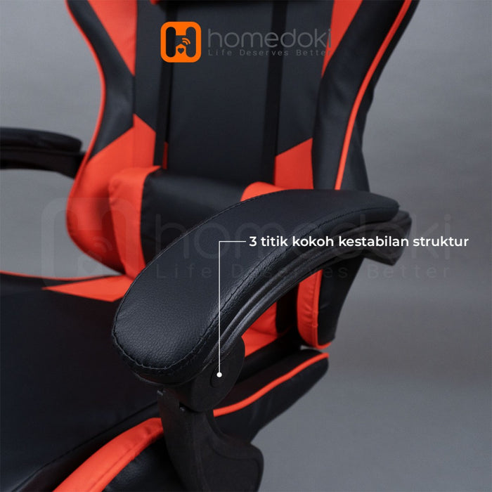 Homedoki Kursi Gaming / Kursi Kantor / Kursi Putar/ Kursi Ergonomis / Kursi Kerja