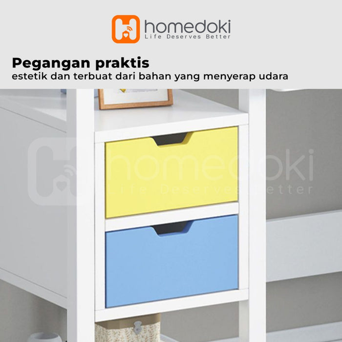 Homedoki Meja Komputer Minimalis/Meja Makan/ Meja Gaming/Meja Kantor