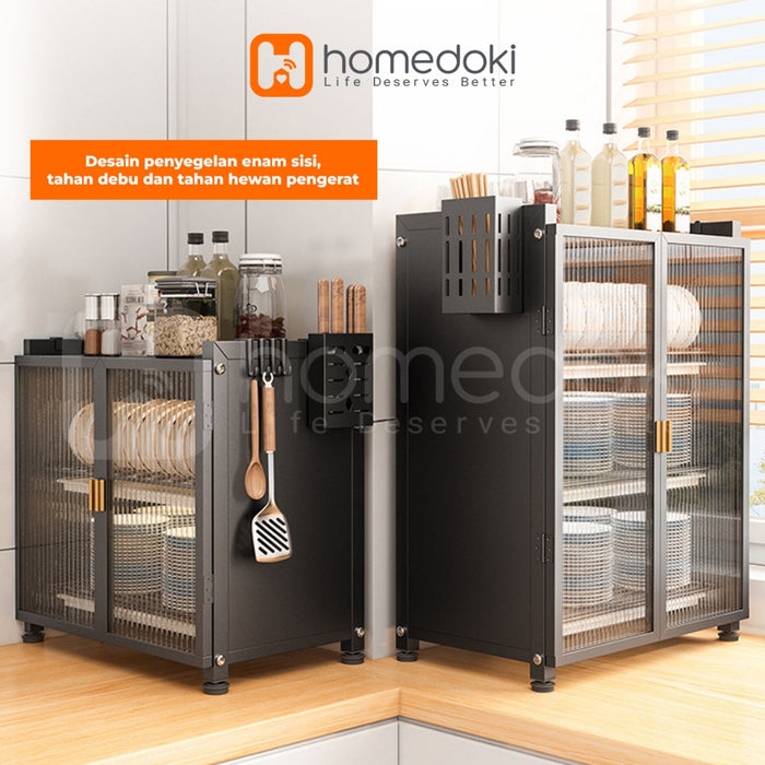 Homedoki Rak Piring/ Rak Cuci Piring/ Peralatan Dapur/ Rak Pengering/ Rak Dapur