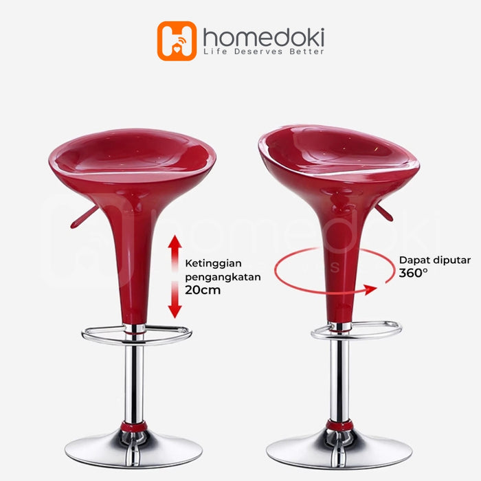 Homedoki Kursi Bar Minimals/Kursi cafe/Kursi Hidrolik/Kursi Salon/Kursi Kantor/Kursi Kantor