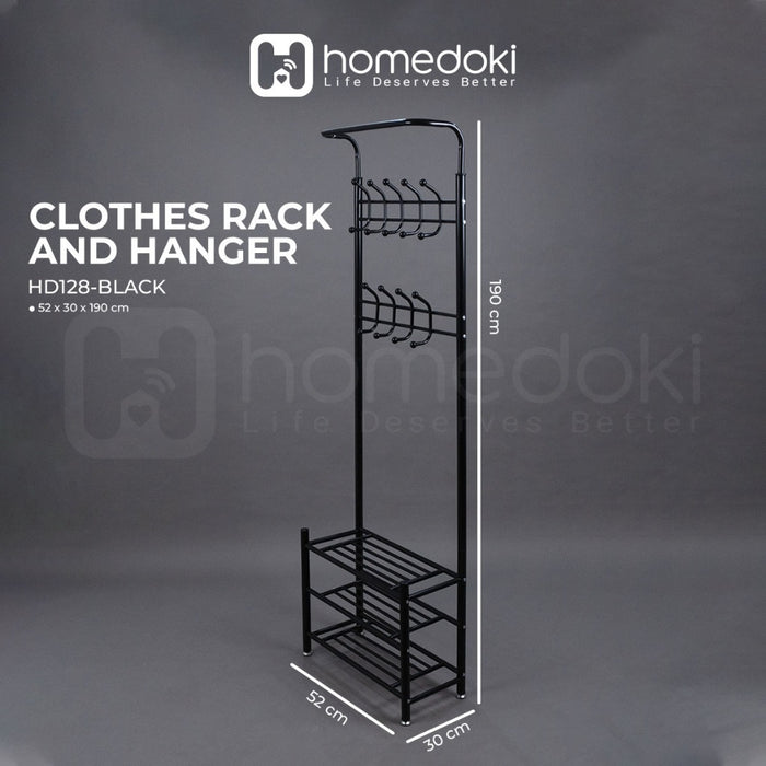 Homedoki Rak Baju Gantung / Stand Hanger / Lemari Gantung / Lemari Gantung Baju / Rak Baju