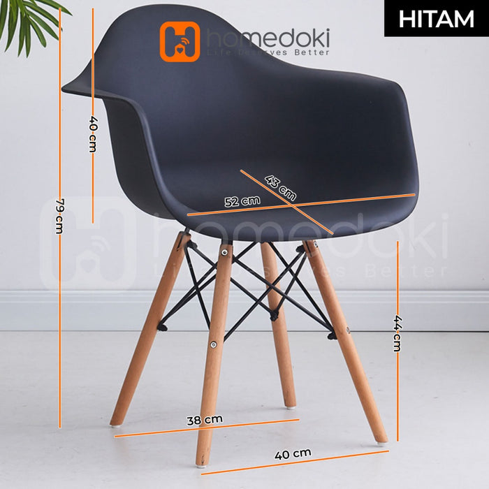 Homedoki Kursi Bar / Kursi Taman / Kursi Eames/ Kursi Cafe / Kursi Santai / Bangku Kerja