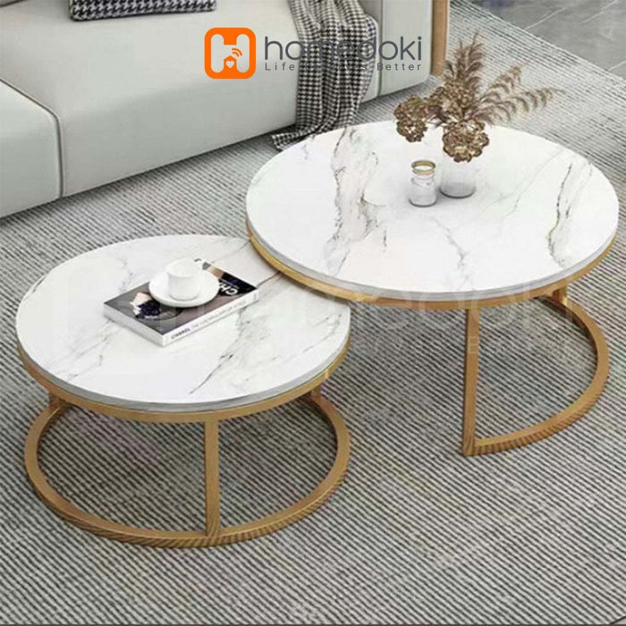 Homdoki Meja Teh Minimalis / Meja Kopi / Meja Tamu / Meja Bundar /Meja Sederhana Modern