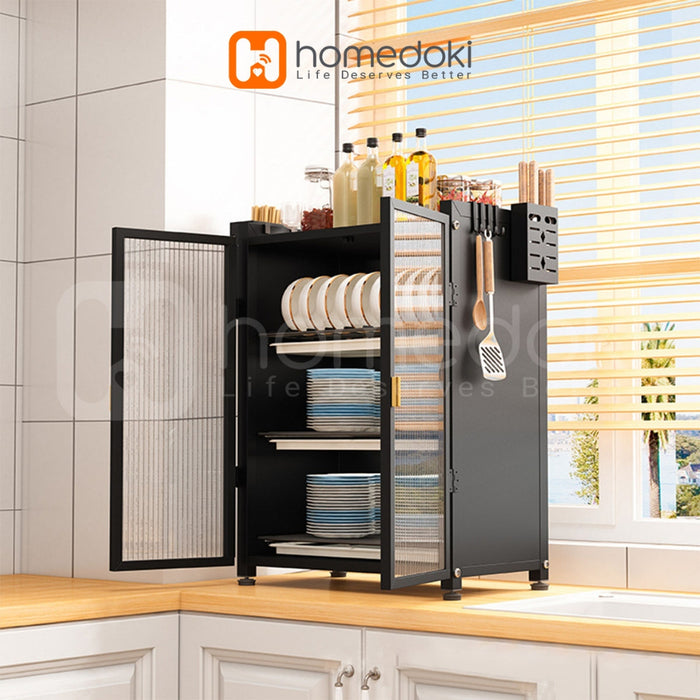 Homedoki Rak Piring/ Rak Cuci Piring/ Peralatan Dapur/ Rak Pengering/ Rak Dapur