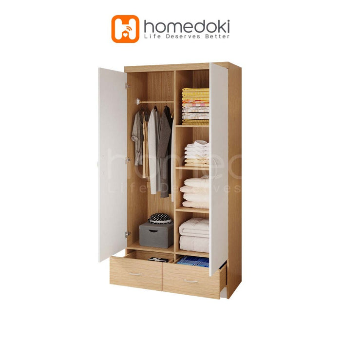 Homedoki Lemari Pakaian/Lemari Pakaian/Lemari Baju/Lemari Baju Minimalis/Lemari Pakaian Estetik/Lemari Baju Aesthetic