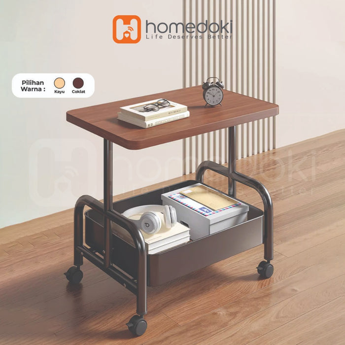 Homedoki Rak Susun Serbaguna/Rak Dapur/Rak Dapur Serbaguna/Rak Troli/Rak Troli Susun Roda