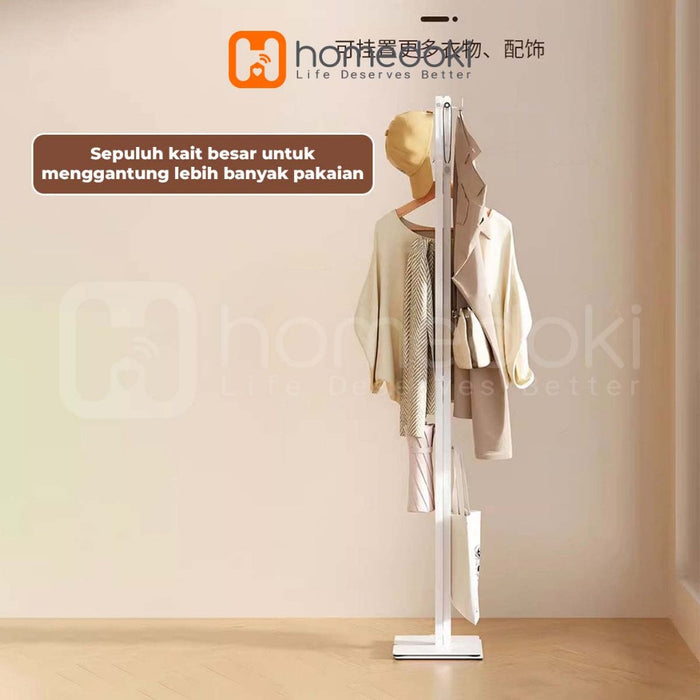 Homedoki Rak Baju/Stand Hanger/Rak Gantungan Baju Besi/Rak Baju Lipat/Rak Baju Gantung