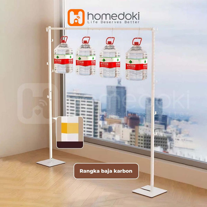 Homedoki Rak Baju/Stand Hanger/Rak Gantungan Baju Besi/Rak Baju Lipat/Rak Baju Gantung