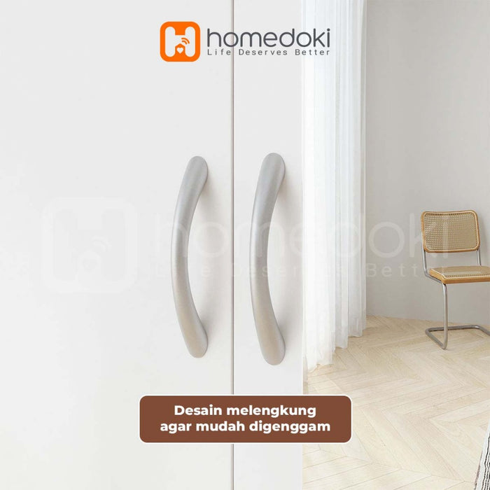 Homedoki Lemari Pakaian Besar/Lemari Pakaian/Lemari Baju/Lemari Baju Minimalis/Lemari Pakaian Estetik/Lemari Baju Aesthetic