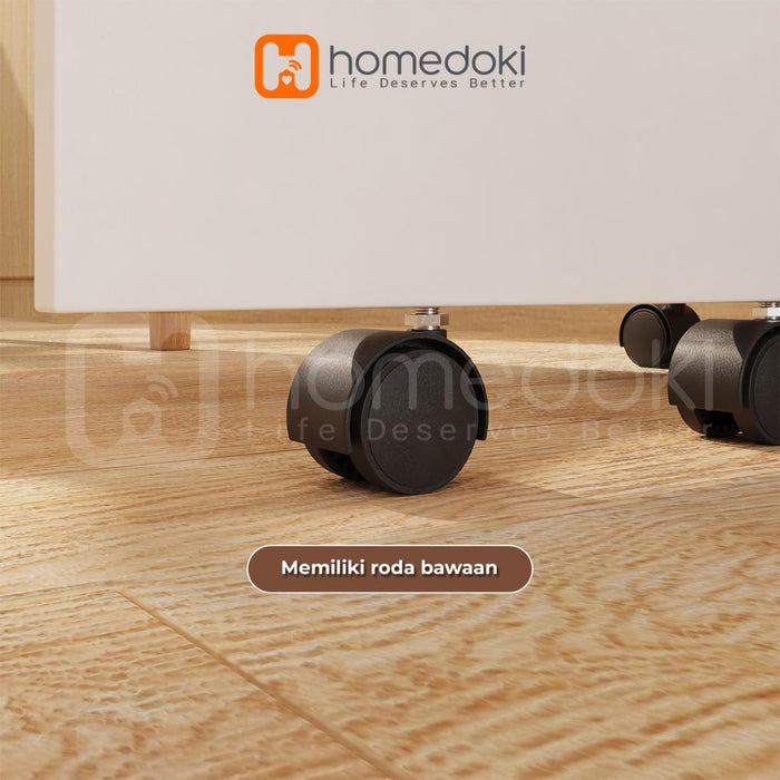 Homedoki Meja Makan Lipat / Meja Makan / Meja Lipat / Meja Makan Kayu / Meja Lipat Sederhana