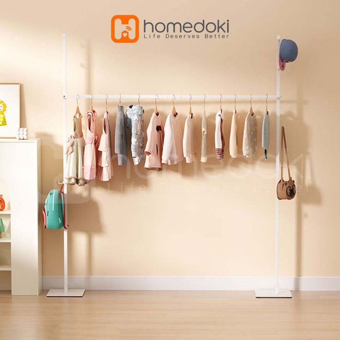 Homedoki Rak Baju/Stand Hanger/Rak Gantungan Baju Besi/Rak Baju Lipat/Rak Baju Gantung
