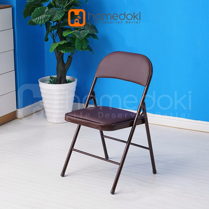 Homedoki Kursi Lipat / Bangku Lipat / Kursi Lipat Outdoor / Kursi Cafe / Kursi Belajar / Kursi Kerja / Kursi Kantor
