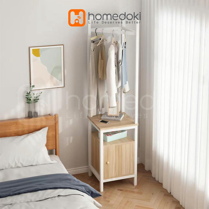 Homedoki Rak Baju / Stand Hanger / Rak Baju Gantung / Rak Pakaian / Rak Multifungsi / Rak Kabinet / Gantungan Baju Minimalis