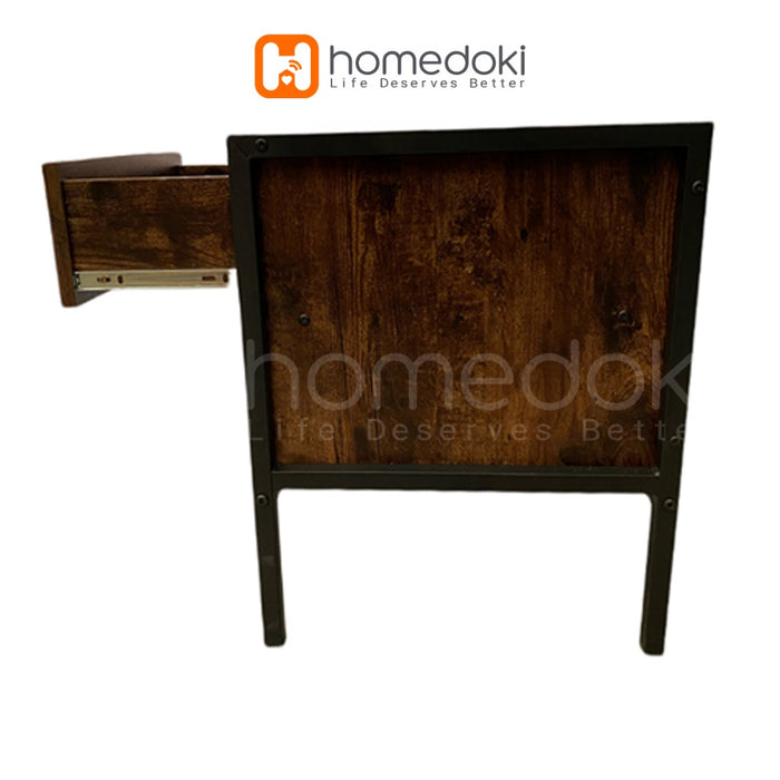 Homedoki Meja Nakas Kecil / Meja Nakas Minimalis / Meja Sudut / Meja Samping Tempat Tidur