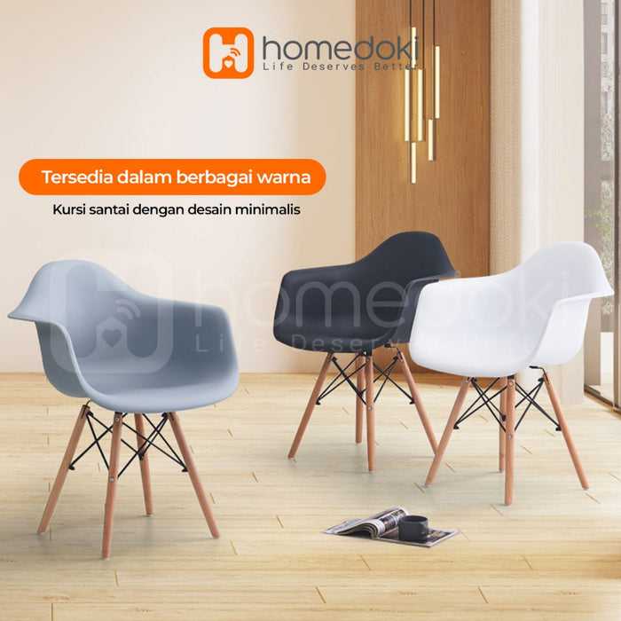 Homedoki Kursi Bar / Kursi Taman / Kursi Eames/ Kursi Cafe / Kursi Santai / Bangku Kerja