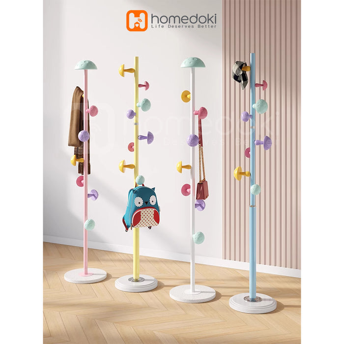 Homedoki Gantungan Baju Berdiri/Hanger Baju Aesthetic/Rak Gantungan Baju/Rak mantel jamur