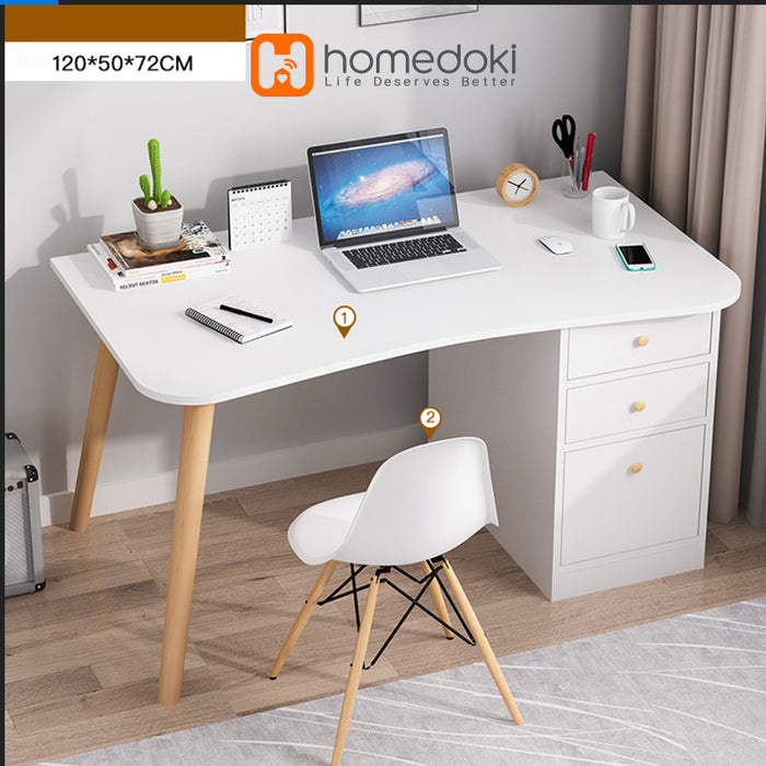 Homedoki Meja Komputer dan Belajar HD097