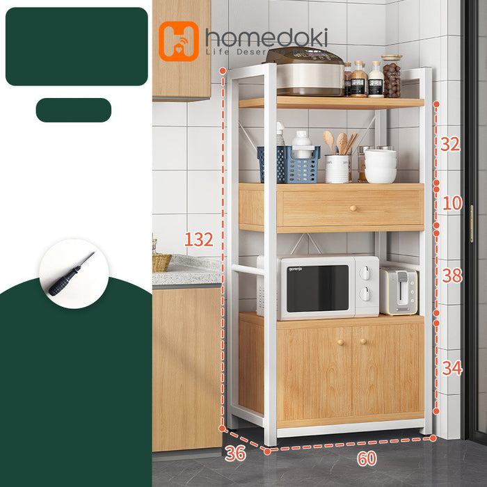 Homedoki Rak Dapur Penyimpanan Microwave HD019