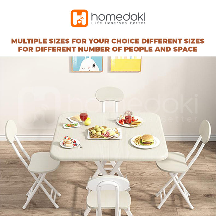 Homedoki Meja Makan Portable HD033