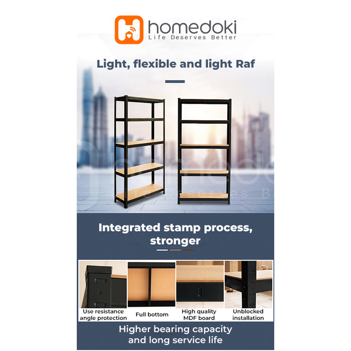 Homedoki Rak Penyimpanan 5 Tingkat HD055