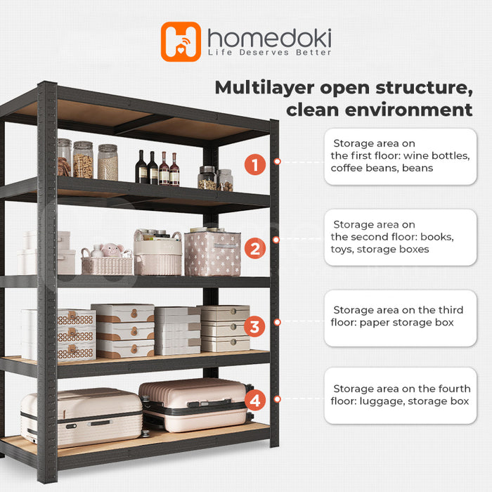 Homedoki Rak Penyimpanan 5 Tingkat HD055