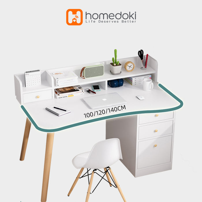 Homedoki Meja Komputer dan Belajar HD097