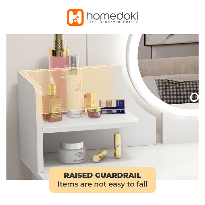 Homedoki Meja Rias Modern HD058 - PUTIH