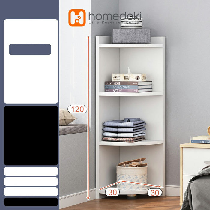 Homedoki Rak Buku Sudut Serbaguna HD039
