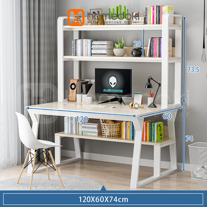 Homedoki Meja Belajar / Meja komputer / Meja Kerja / Meja Belajar Minimalis Kayu / Meja Kerja Murah / Meja Belajar Anak