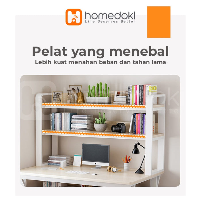 Homedoki Meja Belajar / Meja komputer / Meja Kerja / Meja Belajar Minimalis Kayu / Meja Kerja Murah / Meja Belajar Anak