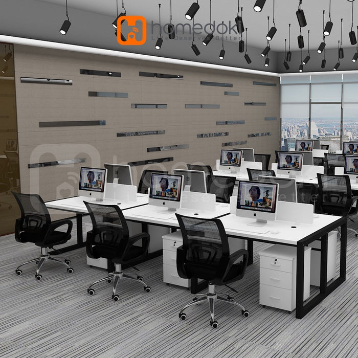 Homedoki Meja Kantor / Computer Desk /Meja Kantor / Meja Kayu Minimalis / Meja Kerja