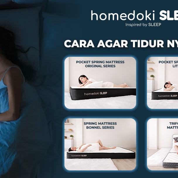 Homedoki SLEEP: Jual Berbagai Jenis Kasur Premium yang Ekonomis